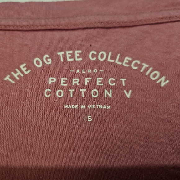 Aeropostal Perfect Cotton V Tee - Picture 3 of 3